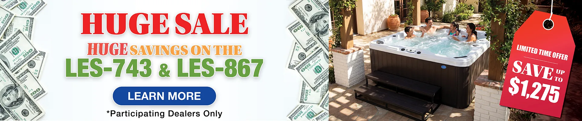 Calspas hot tub being used in a family setting - Bonita Springs