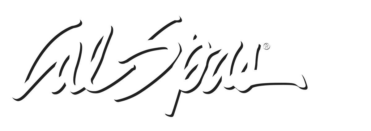 Calspas White logo Bonita Springs